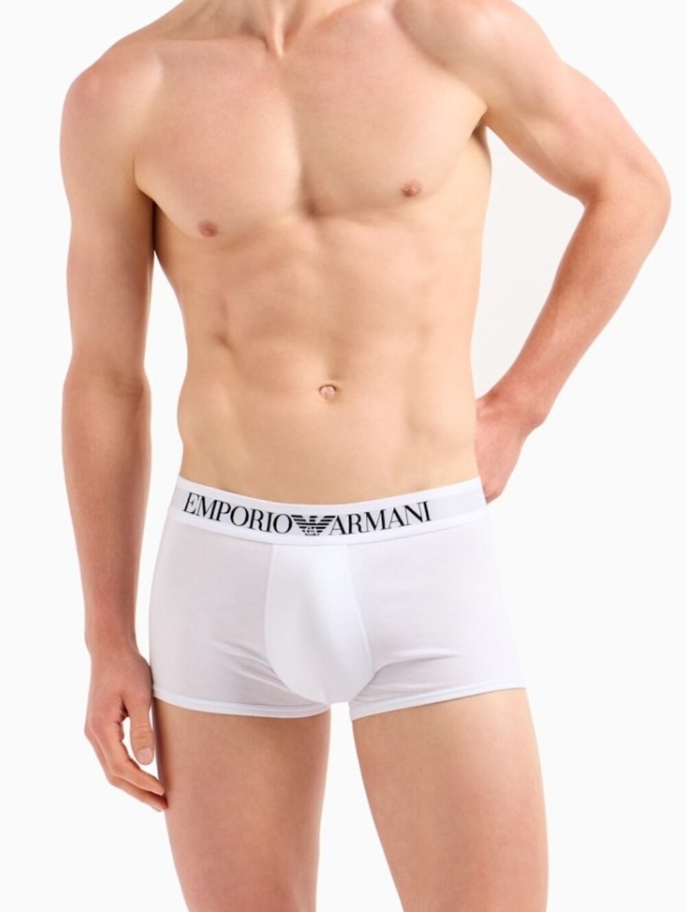 Emporio Armani Basic boxer briefs with logo waistband 32 33 34 Waist Fit Us L